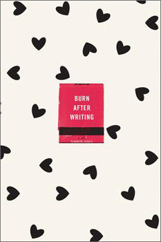 Burn After Writing (Hearts) Journal