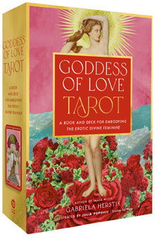 Goddess Of Love Tarot Deck A Book and Deck for Embodying the Erotic Divine Feminine