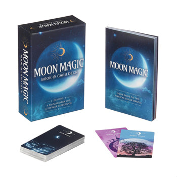 Moon Magic Set Includes a 50-Card Deck and a 128-Page Guide Book