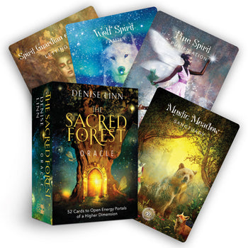 Sacred Forest Oracle Deck 52 Cards to Open Energy Portals of a Higher Dimension