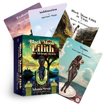 Black Moon Lilith Cosmic Alchemy Oracle Deck A 44-Card Deck and Guidebook