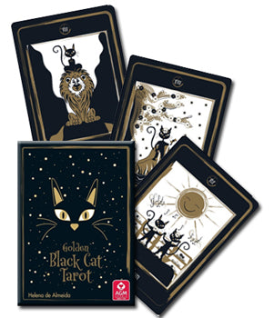 Golden Black Cat Tarot Deck