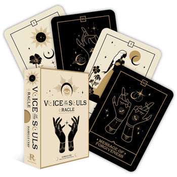 Voice of the Souls Oracle Deck 44 Full-Color, Gilded Cards and 176-Page Guidebook