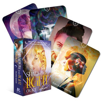 Shadow & Light Oracle Deck Reflection Cards For Personal Growth (36 Gilded Cards and 96-Page Guidebook)