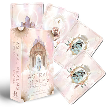 Astral Realms Crystal Oracle Deck A 33-Card Deck and Guidebook