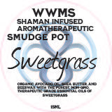 Sweetgrass Smudge Pot