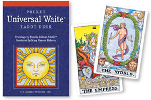 Universal Waite Tarot on a Tin