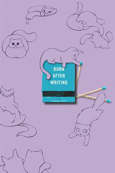 Burn After Writing (Purple with Cats) Journal