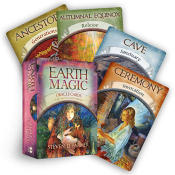 Earth Magic Oracle Cards A 48-Card Deck and Guidebook