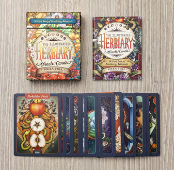 Illustrated Herbiary Oracle Deck 36-Card Deck of Bewitching Botanicals