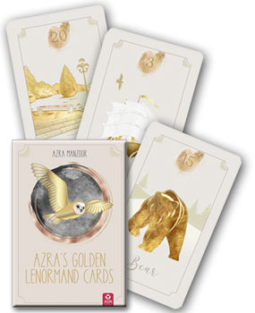 Azra's Golden Lenormand Cards Deck
