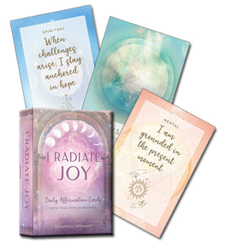 I Radiate Joy Affirmation Deck Daily Affirmation Cards from Yoga with Kassandra (Mindful Meditation)