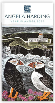 Angela Harding Puffins on Fair Isle Planner 2027