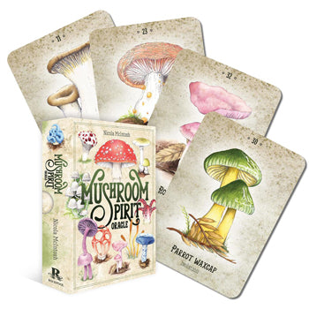 Mushroom Spirit Oracle Deck 36 Gilded Cards and 112-Page Full-Color Guidebook