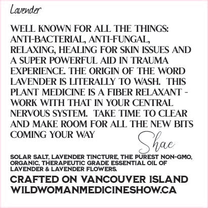 Lavender - Shaman Infused - Power Plant Medicine