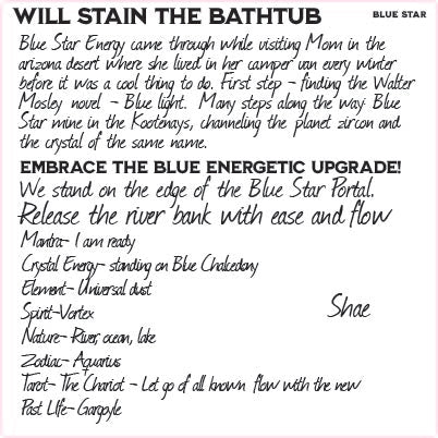 Blue Star -Shaman Infused -Healing Bath and Body *NEW LOOK!*